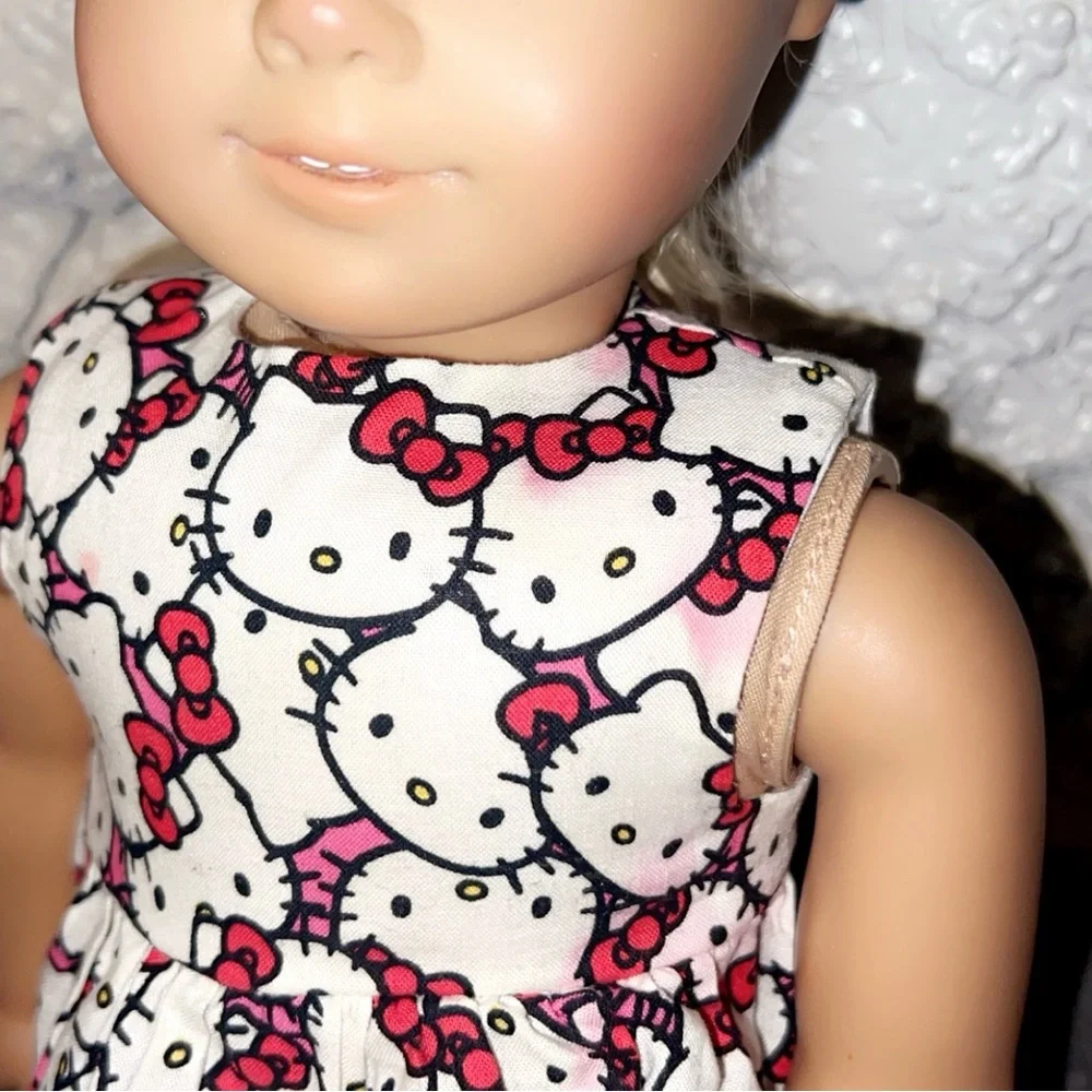 AMERICAN GIRL 18” Doll With Hello Kitty Top